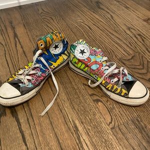RARE cartoon converse women’s 7